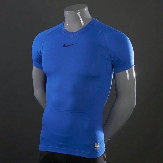 Nike pro ss compression blue