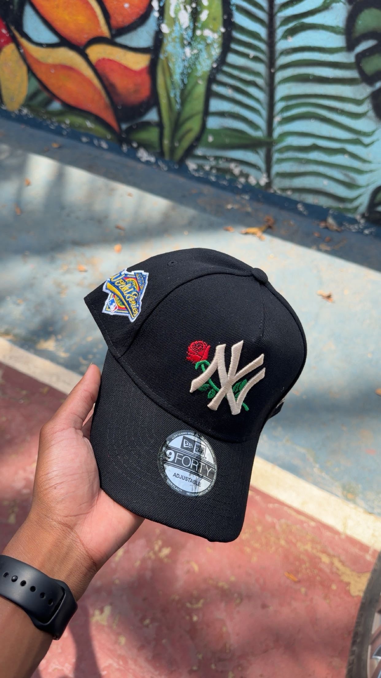 NY FLOWERS CAP