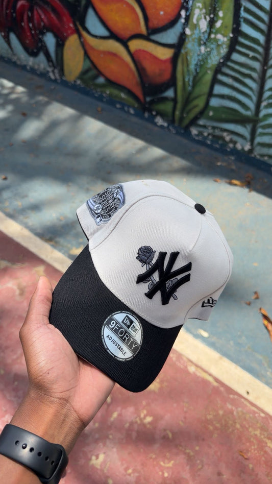 NY FLOWERS BLACK CAP