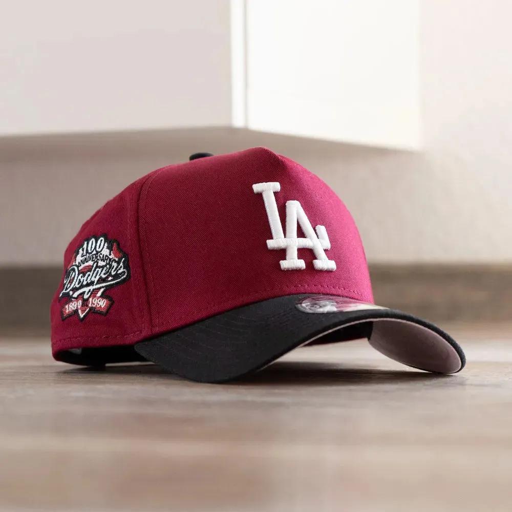 LA CAP DARK RED